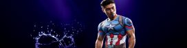 Super Hero Captain America A Banner