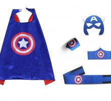 Captain American Cape and Mask Sets For children superhero party favors