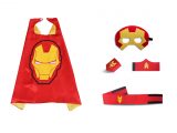 ironman costume child superhero cape felt mask sets