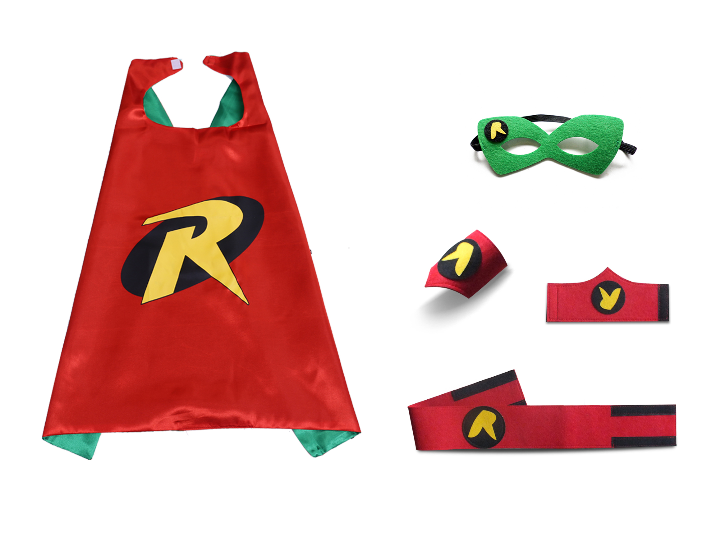 Red Robin Super Heros Cape And Mask Sets For Childrens