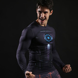 ironman running shirt long sleeve compression shirt