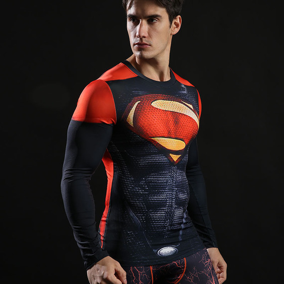 Super Heros Exercise Shirt Halloween Costumes 02