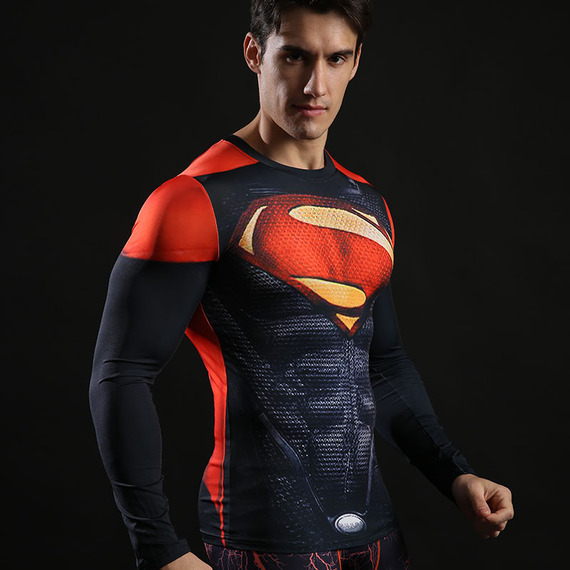 Super Heros Exercise Shirt Halloween Costumes 03