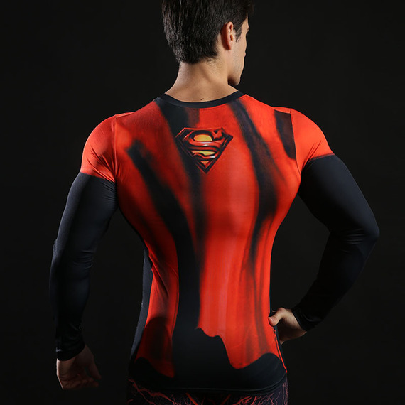 Super Heros Exercise Shirt Halloween Costumes 05