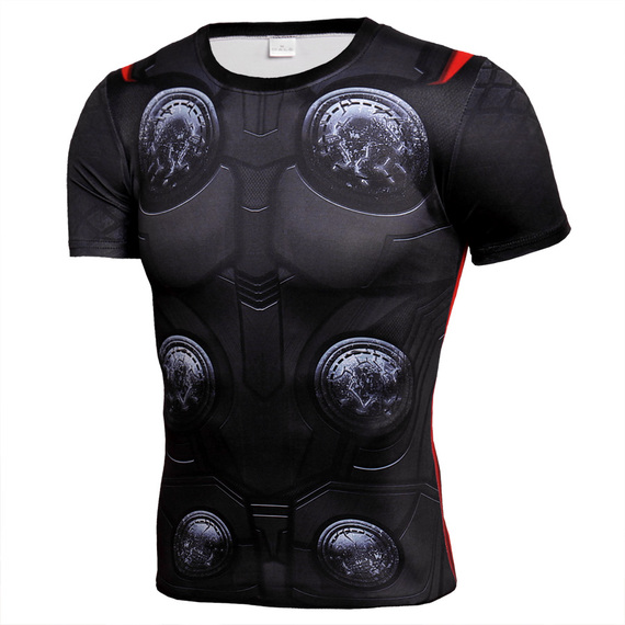 Dri-Fit thor short sleeve compression shirt crewneck