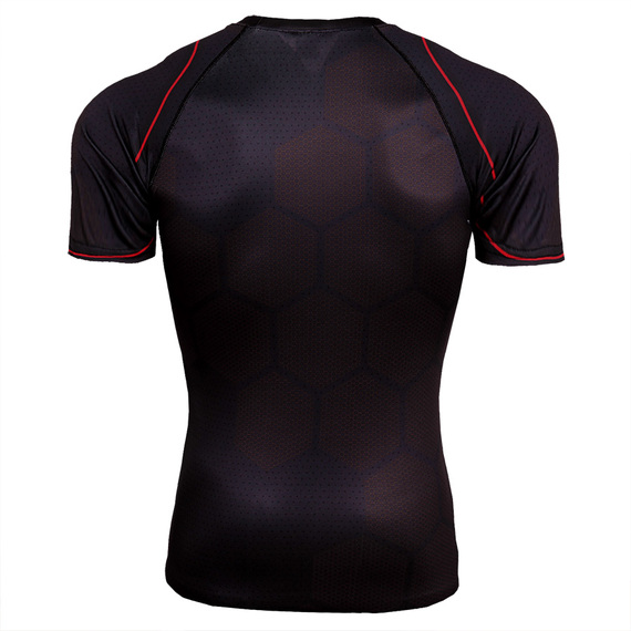 Dri-fit Superhero Iron Man Compression Shirt Short Sleeve 02