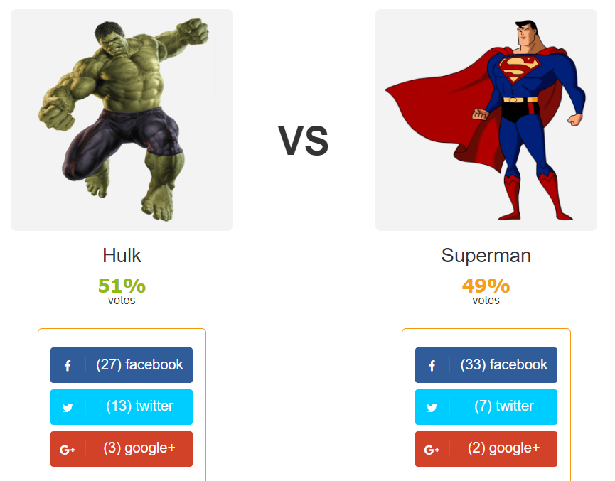 SuperMan VS HULK