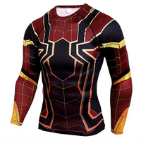 long sleeve spiderman costume t shirt dri fit