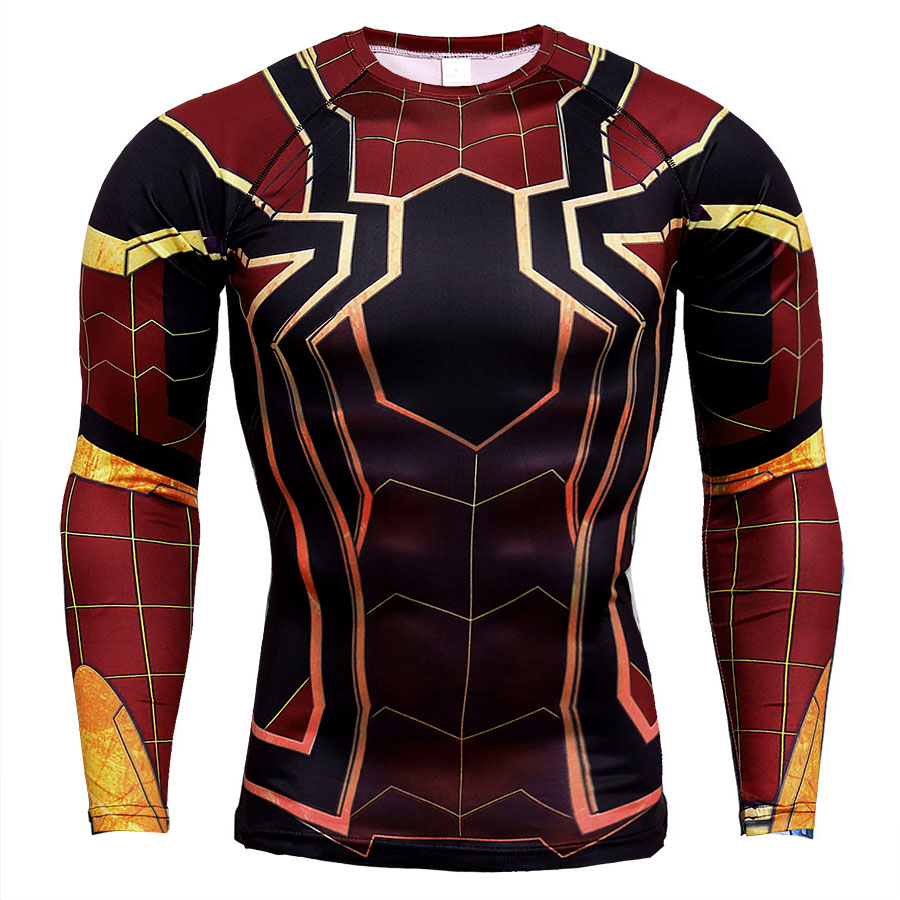 Spiderman Compression Shirt Long Sleeve - PKAWAY