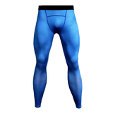 blue compression workout pants for mens