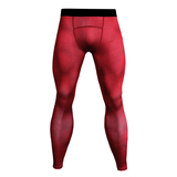 mens red compression yoga legging