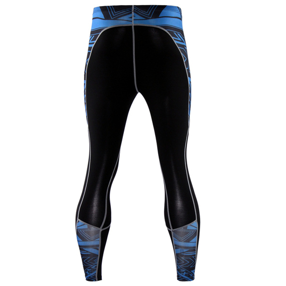 mens sports leggings blue