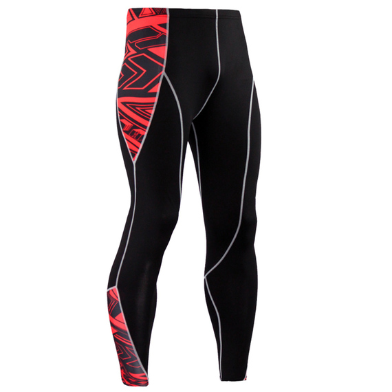 black red compression pants for mens