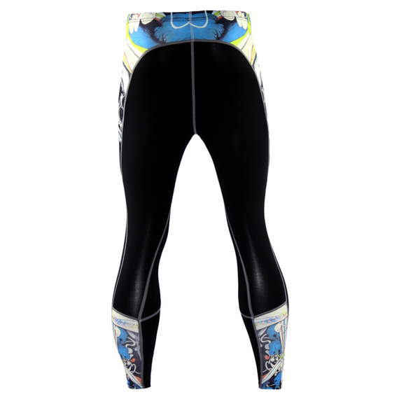 blue recovery compression tights mens