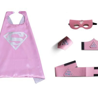 superman cape pink
