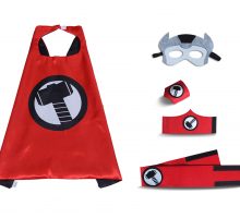 thor cape mask set for kids