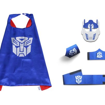 kids transformer cape and mask sets