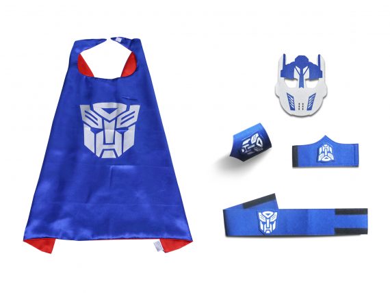 kids transformer cape and mask sets