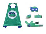 ninja turtle cape and mask green blue