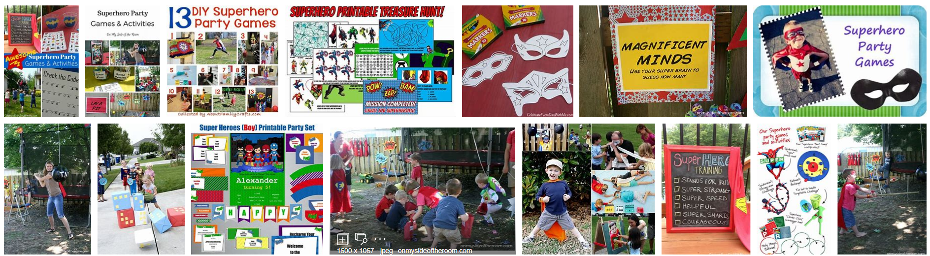 Superhero party games