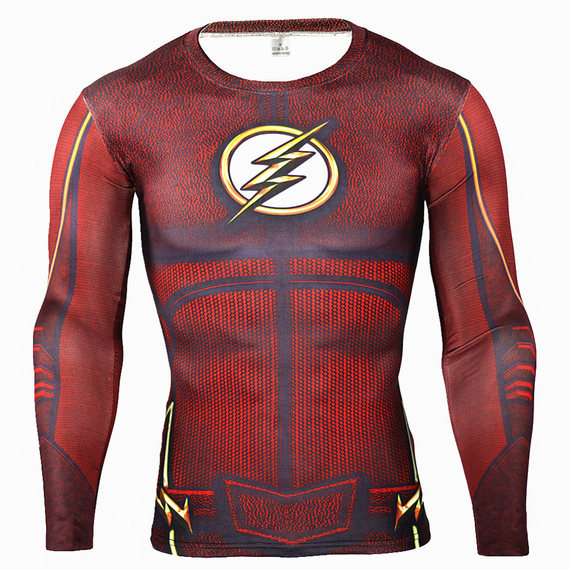 the flash running shirt long sleeve dri fit for mens