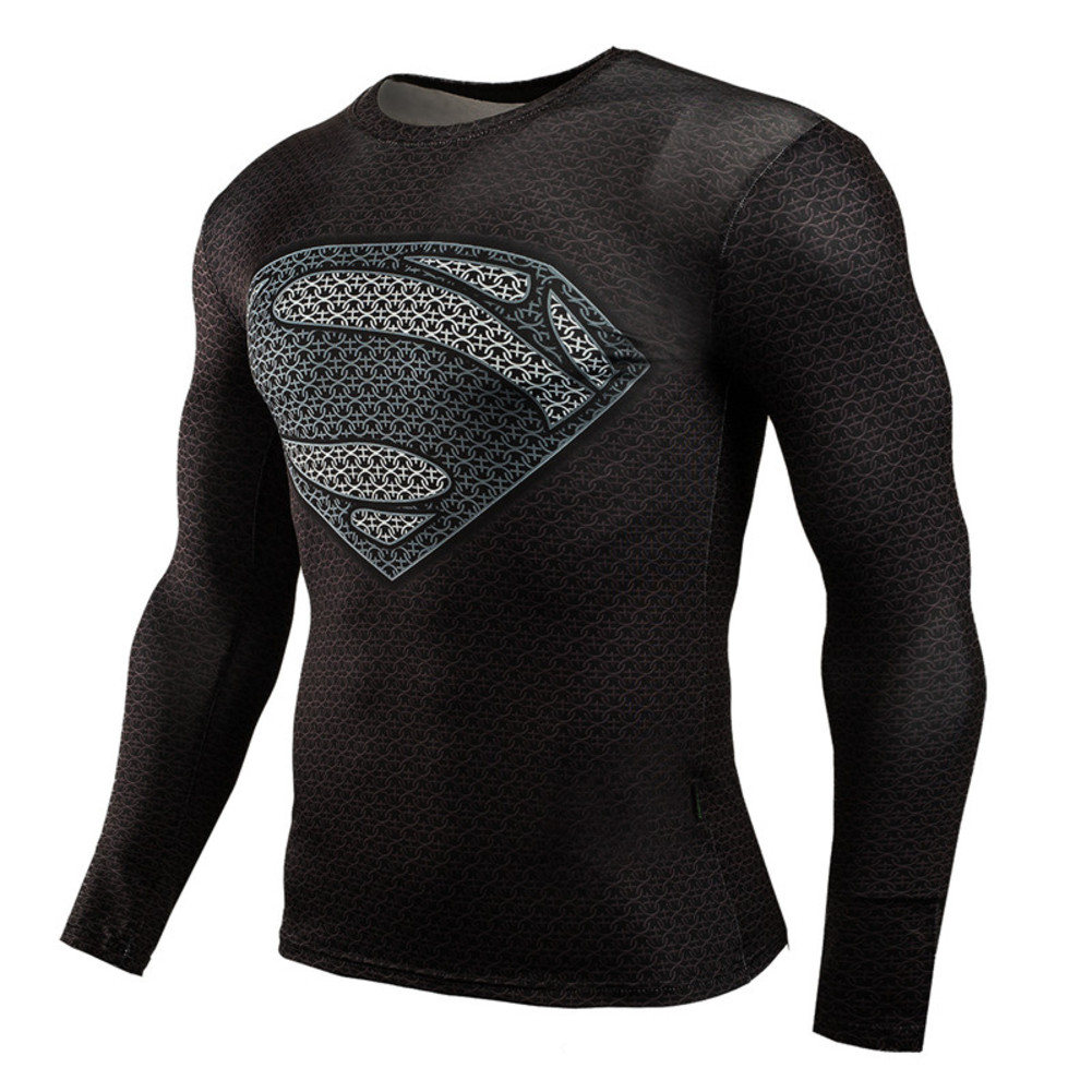 Superman Compression Shirt Long Sleeve