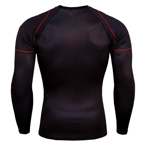 iron man costume mens long sleeve dri fit compression shirt