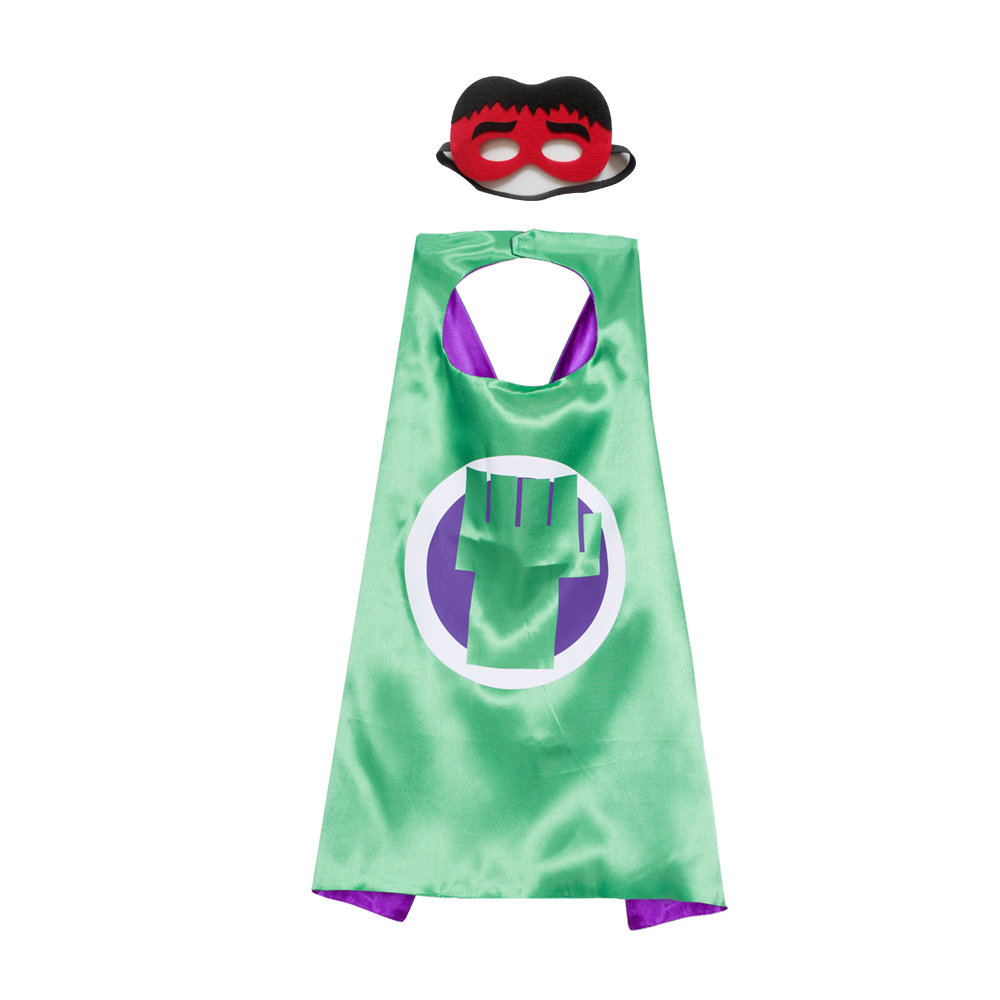 Hulk Cape and Mask Set For Children