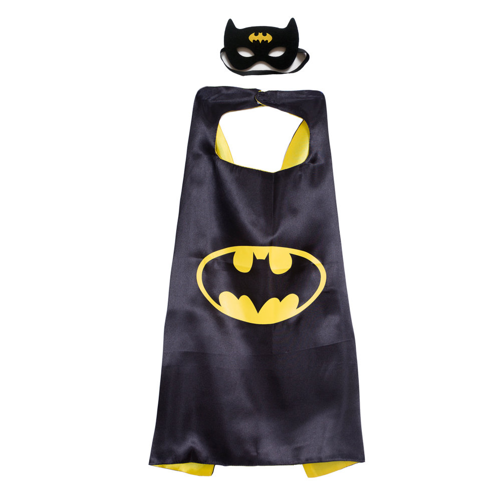Children Superhero batman cape and mask set