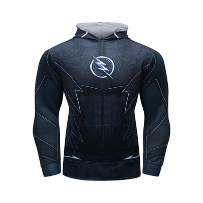 Superhero flash pullover hoodie cool long sleeve graphic sweatshirt