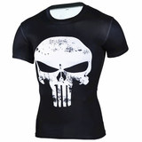 thin blue line punisher shirt short sleeve dri fit gym shirt