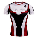 avengers 4 quantum realm t shirt short sleeve compression workouts tee