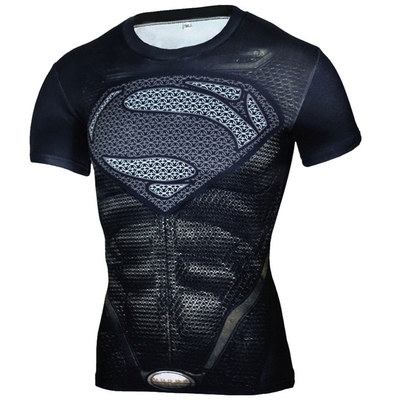 Dri Fit short sleeve superman gym shirt