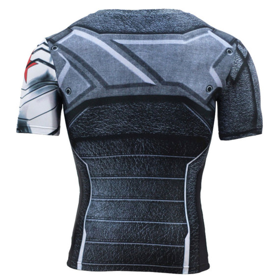 short sleeve winter soldier compression shirt quick dry