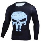 Long Sleeve Punisher Comic T Shirt