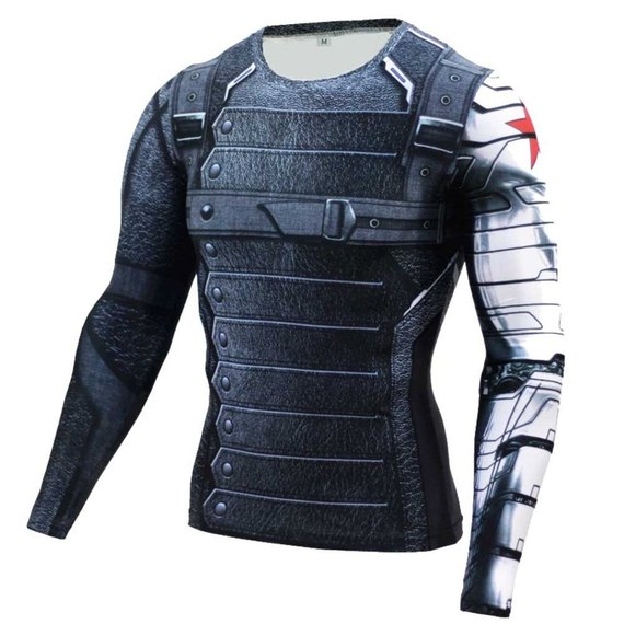 long sleeve Captain America Winter Soldier Shirt