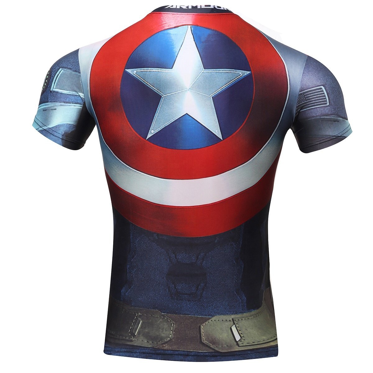 Captain America Workout T Shirt Pkaway