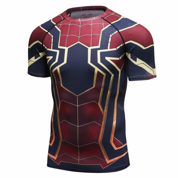 spiderman shirt costume mens