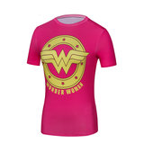 dri fit short sleeve wonder woman compression shirt