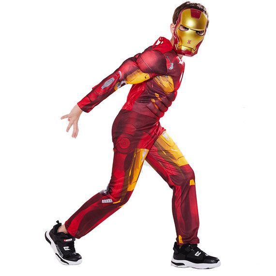childrens Iron Man Muscle halloween cosplay costume