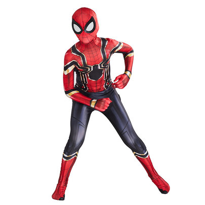 cheap spiderman costume with mask for boys