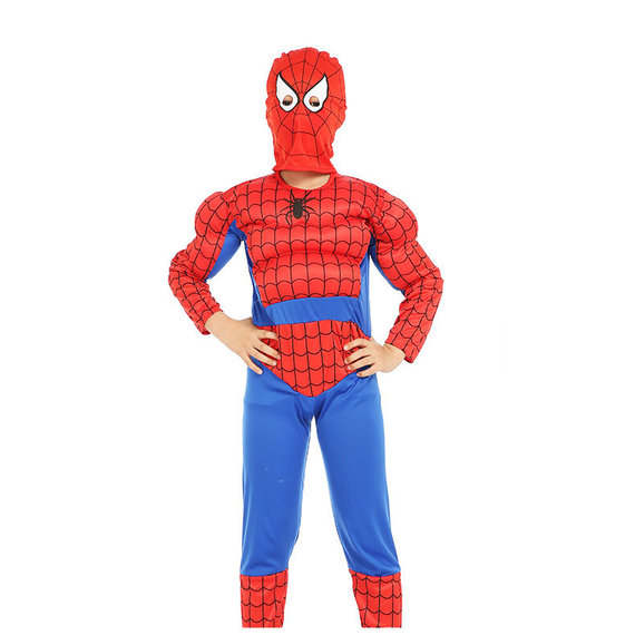 spider man red costume for boys