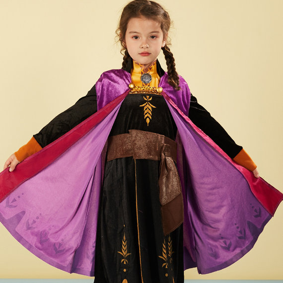 anna frozen halloween costume for girls