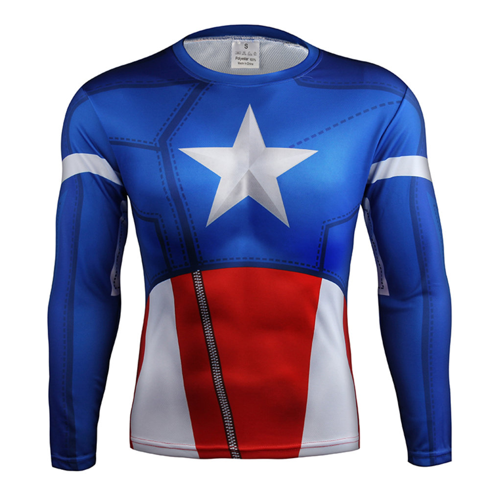 Captain America Cosplay T Shirt