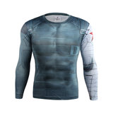 long sleeve winter soldier comic shirt