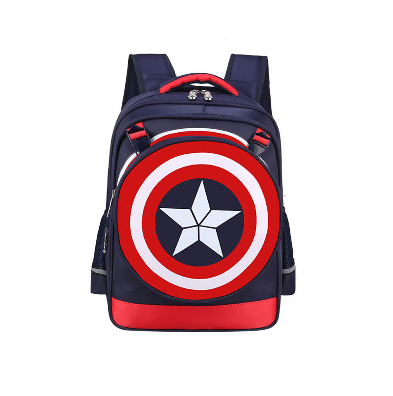 Children Captain America Bags For School