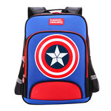 Marvel Boys Captain America Shield Backpack Sky Blue