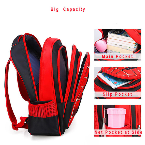 spider-man superhero school bag for kids