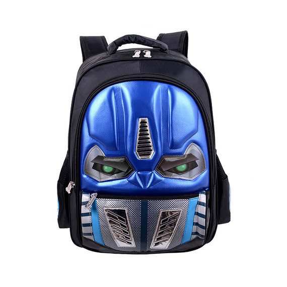 Transformers backpack with the eyes of the robot