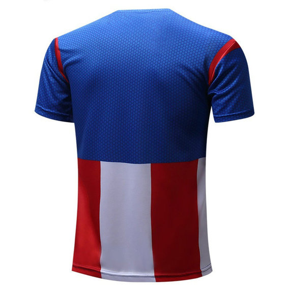 captain america t shirt marvel short sleeve superhero printed tee